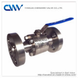Forged Stainless Steel Floating 2PCS Flange Ball Valve