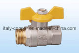 Brass Ball Valve with Butterfly Aluminum Handle (IC1056)