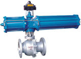 Adjustable Pneumatic Ball Valve with Limit Switch