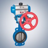 Pneumatic Butterfly Valve with Actuator Hat-240d