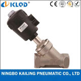 Dn40 Stainless Steel Angle Seat Valve for Steam Water Kljzf