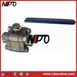 Forged Steel Screw Thread Floating Ball Valve
