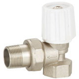 Brass Angle Radiator Valve with Nickle Plated (YD-RV003)
