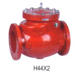 Red Ductile Swing Check Valve H44X2