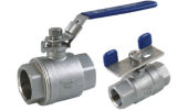 2piece Thread Ball Valve with Butterfly Handle