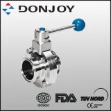Stainless Steel Manual Clamp Butterfly Valve with Pull Handle