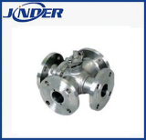 Four-Way Stainless Steel Ball Valve