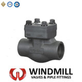 DIN API CE ISO Gear Forged Swing Check Valve A105 F304 F316