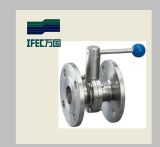 Double Flanged Stainless Steel Butterfly Valve