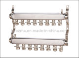 8-Branch Stainless Steel Manifold Set for Floor Heating System