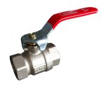 Nickel Plated Brass Ball Valve with Level Handle