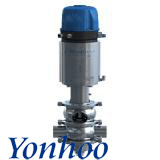 Sanitary Pneumatic Mixproof (Double Seals) Valve with C-Top