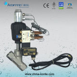 Threaded Pneumatic Angle Seat Valve with Solenoid Valve