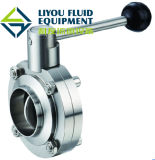 Sanitary Stainless Steel Butterfly Valve (110001)