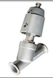 Sanitary Clamped Pneumatic Piston Angle Seat Valve (DN10-DN50)