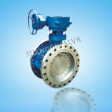 Worm Gear Metal Sealed Flange Butterfly Valve (D343H)