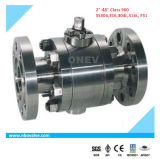 Forged F304/ 316 Floating Manual Flanged Ball Valve (1