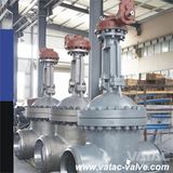 Flange RF or Bw Cast & Forged Stainless Steel Industrial Wedge Gate Valve with Rising Stem