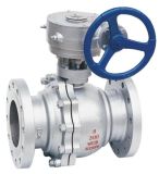 Flanged Two Pieces Gear Operation Ball Valve