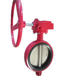 Wafer Butterfly Valve with Worm Gear Operation