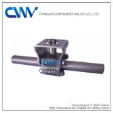 Three Pieces Forged Steel Ball Valve with Extended Pipe