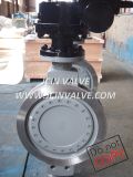 3-Eccentric Wafer Type Butterfly Valves with Manual Worm Gear
