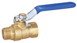Forged Customized Brass Ball Valve with Steel Handle Manual Power