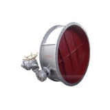 Electric Actuated Flange Type Ventilation Butterfly Valve