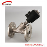 Sanitary Stainless Steel Pneumatic Control Angle Seat Valve