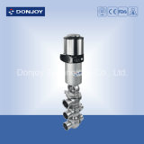 Sanitary Double Seat Mix-Proof Valve/Mixing Proof Valve with C-Top