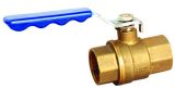 Brass Ball Valve with Wave Model Iron Handle