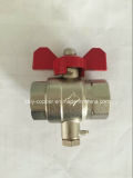 Customized Quality Forged Nickel Brass Gas Ball Valve (AV1070)