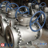 Forged A105 Flanged Trunnion Ball Valve