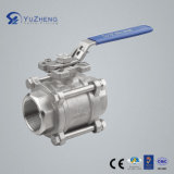 3PC Ball Valve with ISO5211 Pad Lock Handle