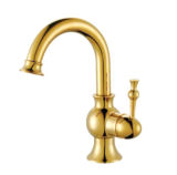 Hot Sell New Rose Gold and Gold-Plated Two Colors High Quality Kitchen Ceramic Valve Core Faucet