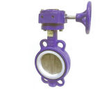 Wafer Type Butterfly Valve with PTFE Seat