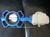 Wafer Type Butterfly Valve with Compact Electrical Rotary Actuator (D97A1X-10/16)
