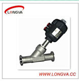 Stainless Steel Pneumatic Clamped Angle Seat Valve