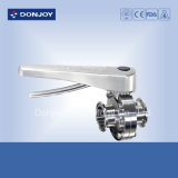 Stainless Steel Sanitary Butterfly Valve with Lock Handle