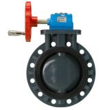 Stainless Steel/Carbon Steel Flanged Worm Wheel Driving Butterfly Valve