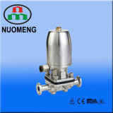 Stainless Steel Clamp Diaphragm Valve with Stainless Steel Single Function Pneumatic Actuator