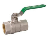 Brass Ball Valve with Green Handle