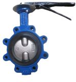 Cast Iron Lug Butterfly Valve Soft Seat Lever Operation