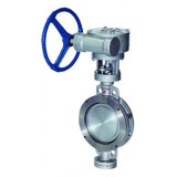 API 598 Metal-Seal Double Flanged Butterfly Valve
