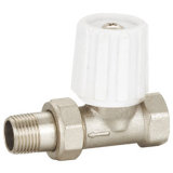 Brass Angle Radiator Valve with Nickle Plated (YD-RV002)