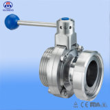 Stainless Steel Manual Thread Butterfly Valve (DIN-No. RD1309)