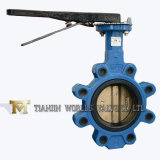 Cast Steel Lug Type Butterfly Valve with Hand Lever (D7L1X-10/16)