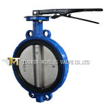 25bar Lever Rubber Resilient Seated Ductile Iron Wafer Butterfly Valve
