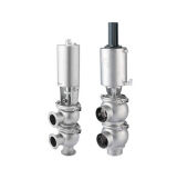 Ss304 Sanitary Double Seat Mix-Proof Valve