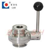 Manual Stainless Steel Sanitary Butterfly Valve
